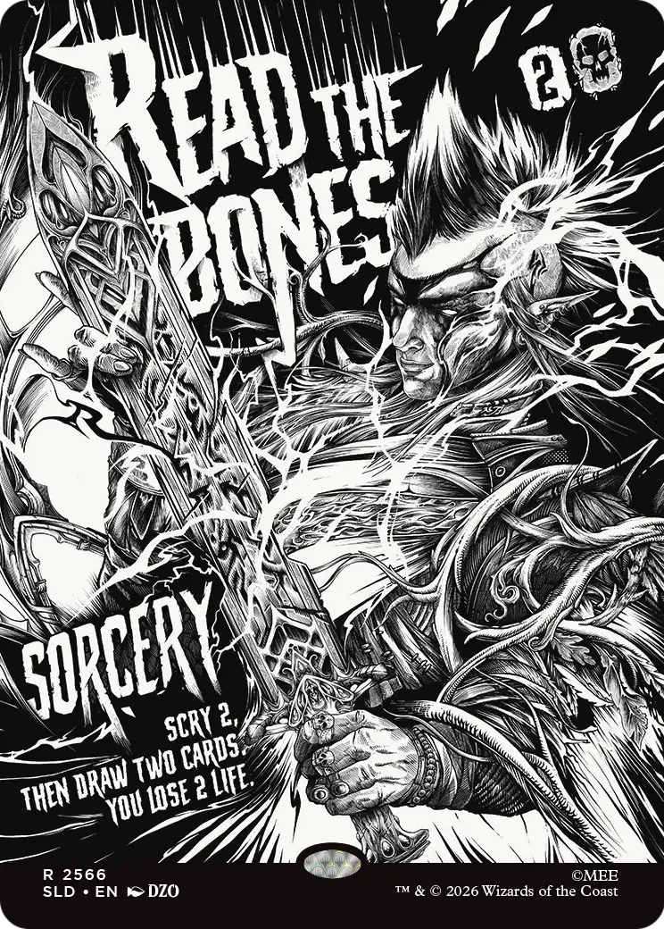 Read the Bones (2566) [Secret Lair Drop Series] | Clutch Gaming