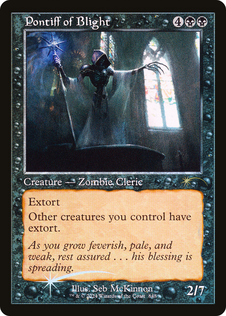 Pontiff of Blight (Retro Frame) [Secret Lair Drop Series] | Clutch Gaming