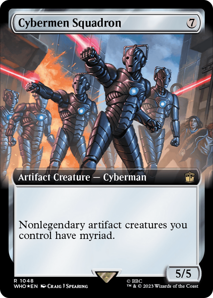 Cybermen Squadron (Extended Art) (Surge Foil) [Doctor Who] | Clutch Gaming