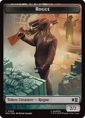 Treasure (027) // Rogue (025) Double-Sided Token (Surge Foil) [Marvel Super Heroes Commander Tokens] | Clutch Gaming