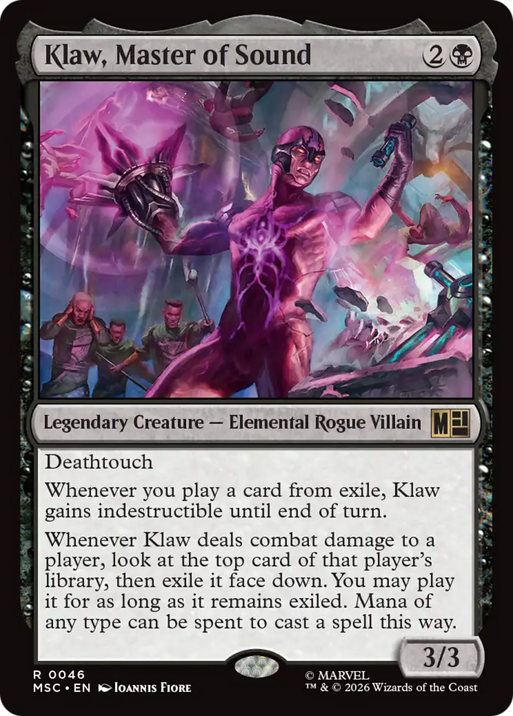 Klaw, Master of Sound [Marvel Super Heroes Commander] | Clutch Gaming