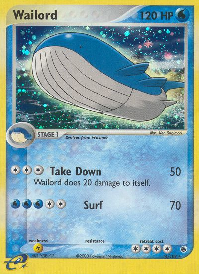 Wailord (14/109) [EX: Ruby & Sapphire] | Clutch Gaming