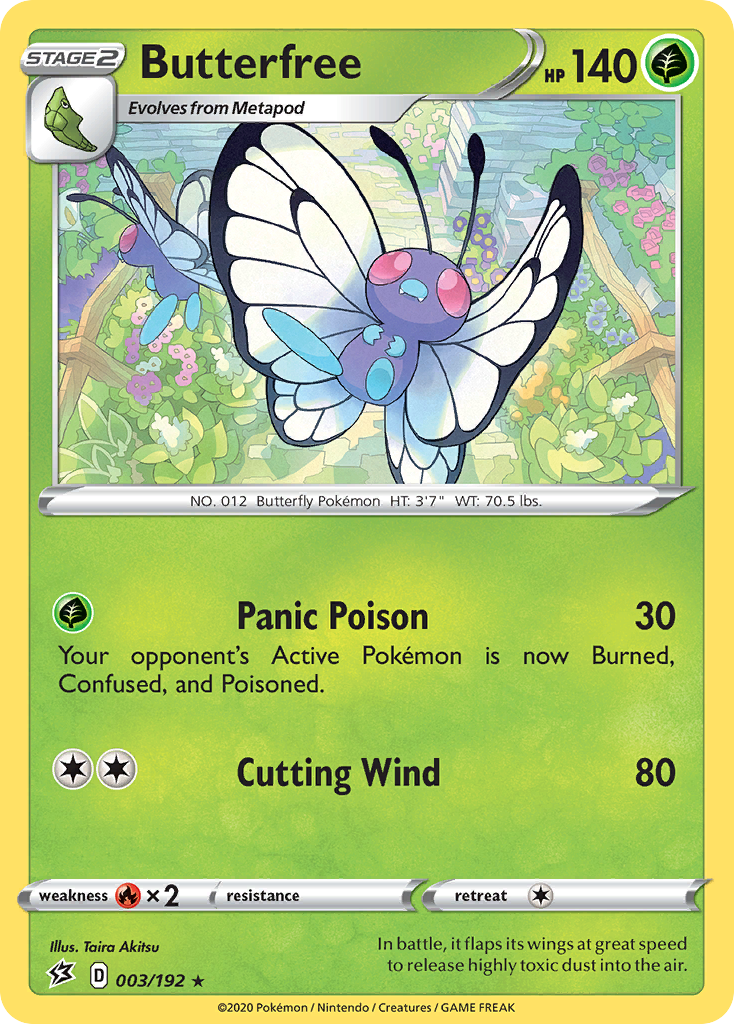 Butterfree (003/192) [Sword & Shield: Rebel Clash] | Clutch Gaming