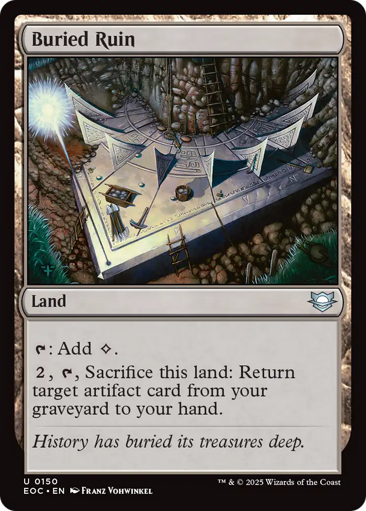 Buried Ruin [Edge of Eternities Commander] | Clutch Gaming