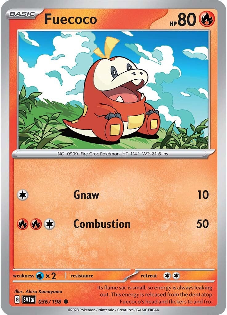 Fuecoco (036/198) [Scarlet & Violet: Base Set] | Clutch Gaming