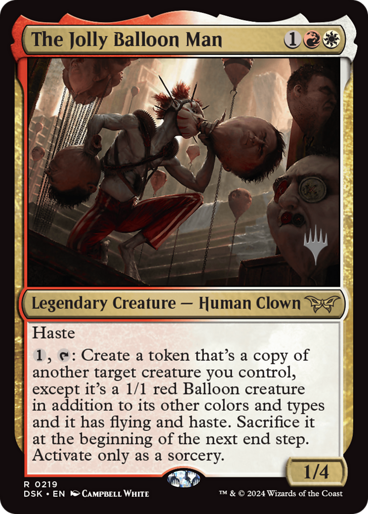 The Jolly Balloon Man (Promo Pack) [Duskmourn: House of Horror Promos] | Clutch Gaming