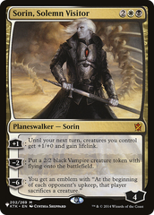 Sorin, Solemn Visitor [The List Reprints] | Clutch Gaming