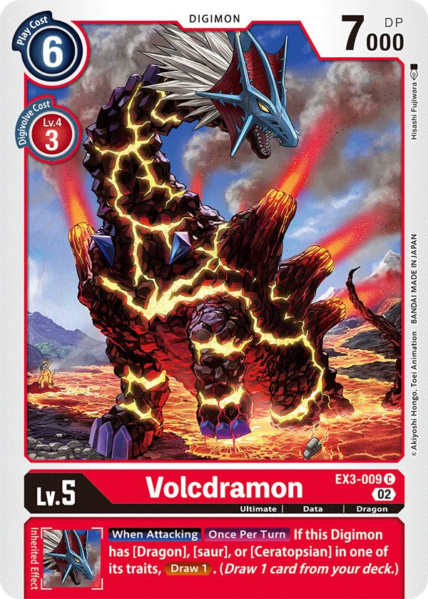 Volcdramon [EX3-009] [Draconic Roar] | Clutch Gaming