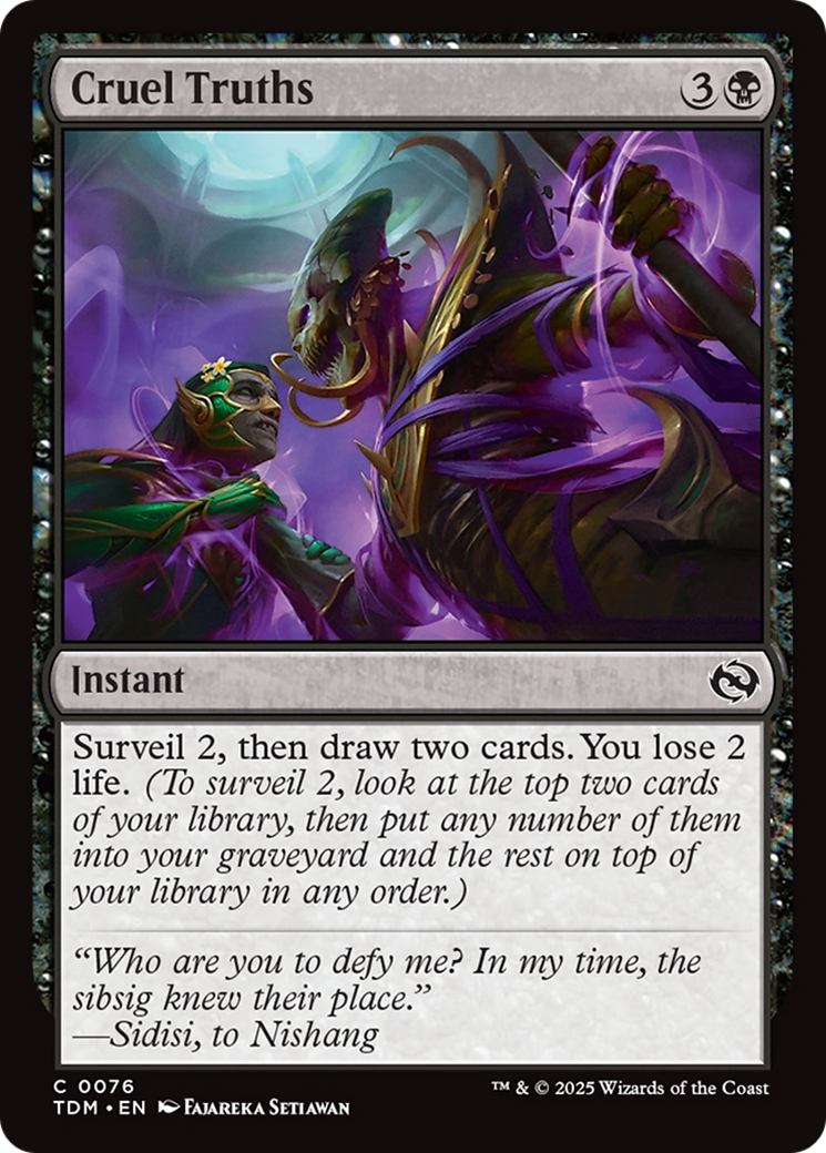 Cruel Truths [Tarkir: Dragonstorm] | Clutch Gaming