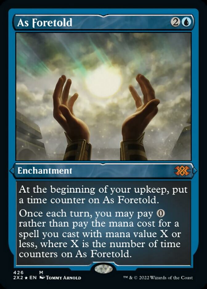 As Foretold (Foil Etched) [Double Masters 2022] | Clutch Gaming