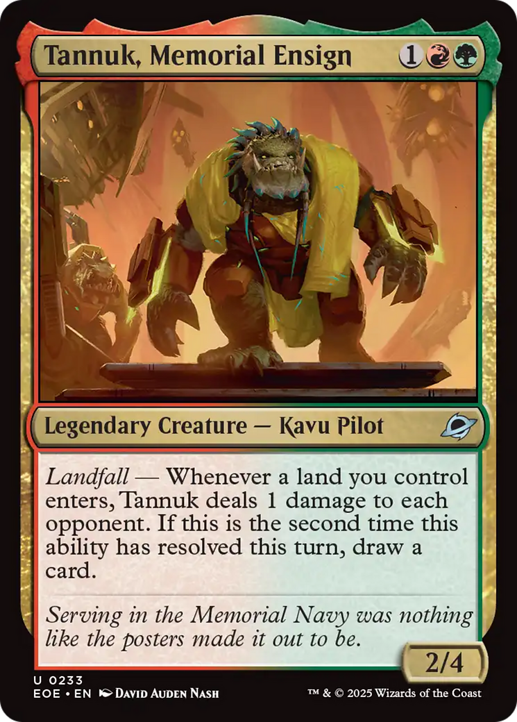 Tannuk, Memorial Ensign [Edge of Eternities] | Clutch Gaming