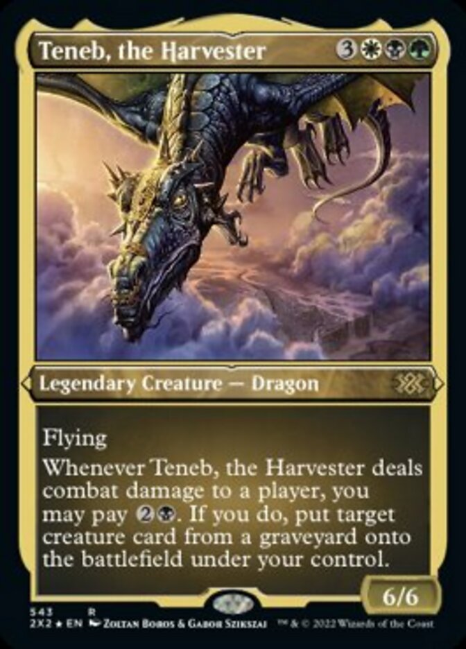 Teneb, the Harvester (Foil Etched) [Double Masters 2022] | Clutch Gaming