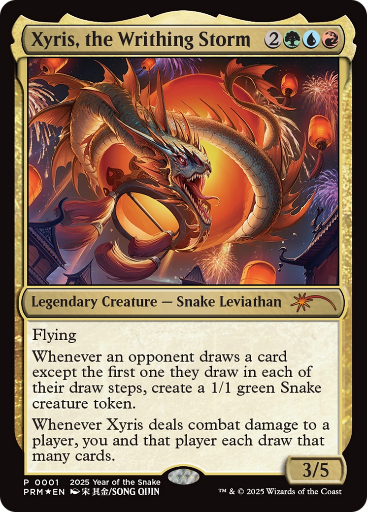 Xyris, the Writhing Storm (Year of the Snake 2025) [Standard Showdown Promos] | Clutch Gaming