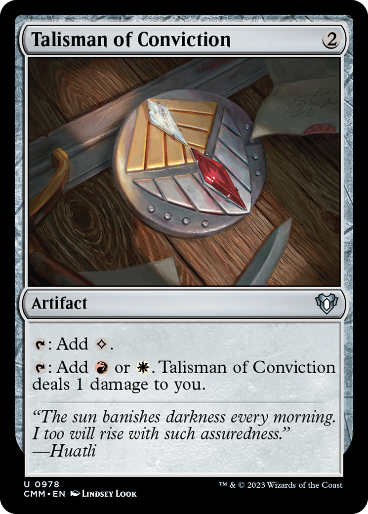 Talisman of Conviction [Commander Masters] | Clutch Gaming