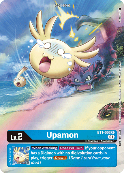 Upamon [BT1-003] (1-Year Anniversary Box Topper) [Promotional Cards] | Clutch Gaming