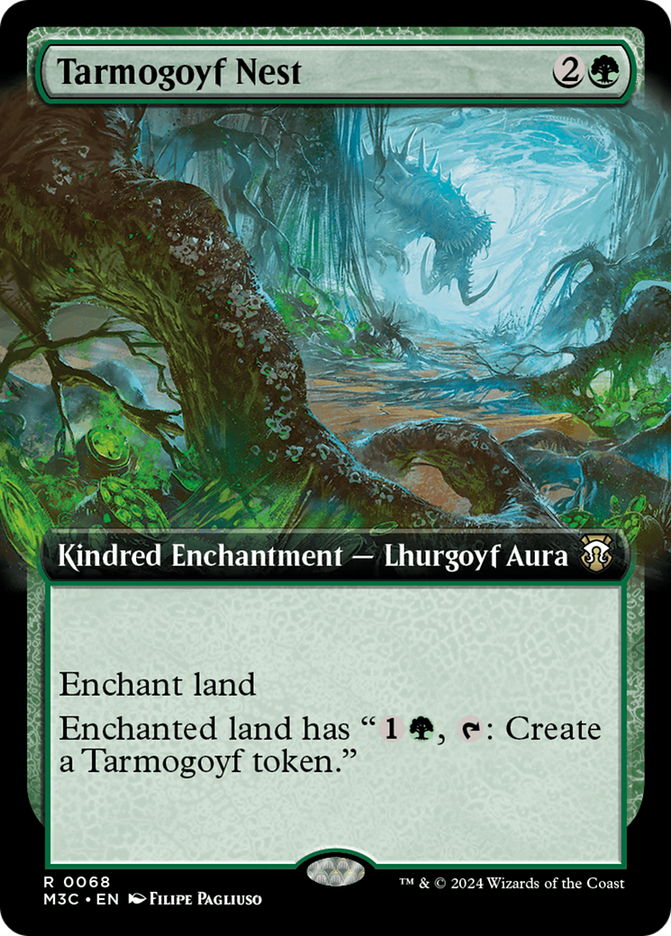 Tarmogoyf Nest (Extended Art) [Modern Horizons 3 Commander] | Clutch Gaming