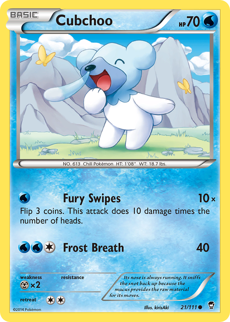 Cubchoo (21/111) [XY: Furious Fists] | Clutch Gaming