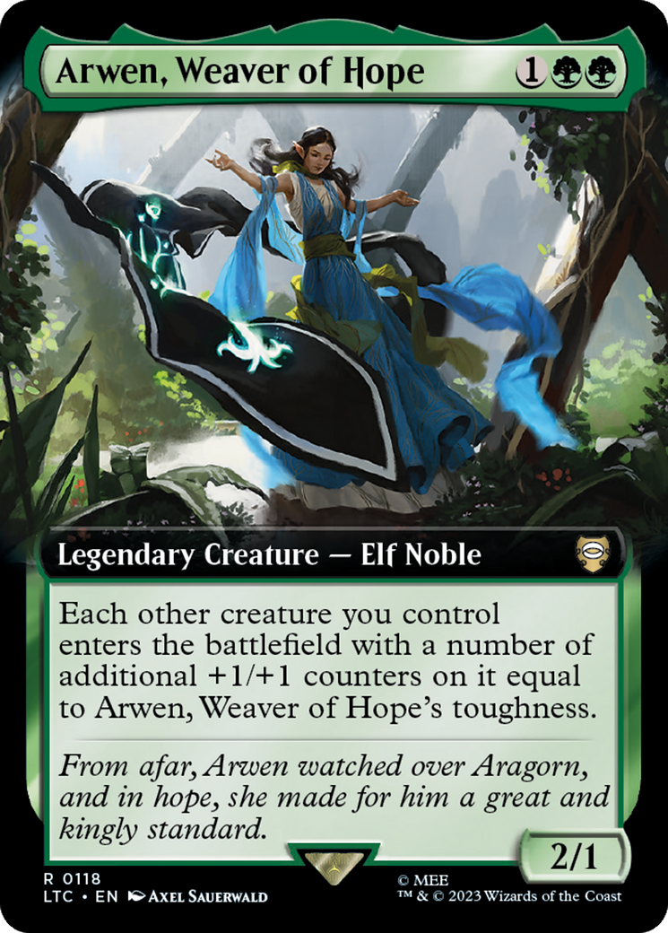 Arwen, Weaver of Hope (Extended Art) [The Lord of the Rings: Tales of Middle-Earth Commander] | Clutch Gaming