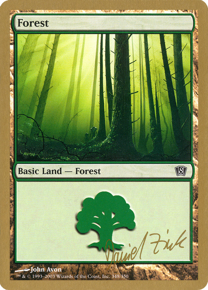 Forest (dz348) (Daniel Zink) [World Championship Decks 2003] | Clutch Gaming