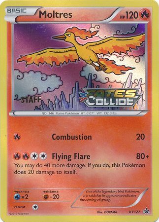 Moltres (XY127) (Staff) [XY: Black Star Promos] | Clutch Gaming