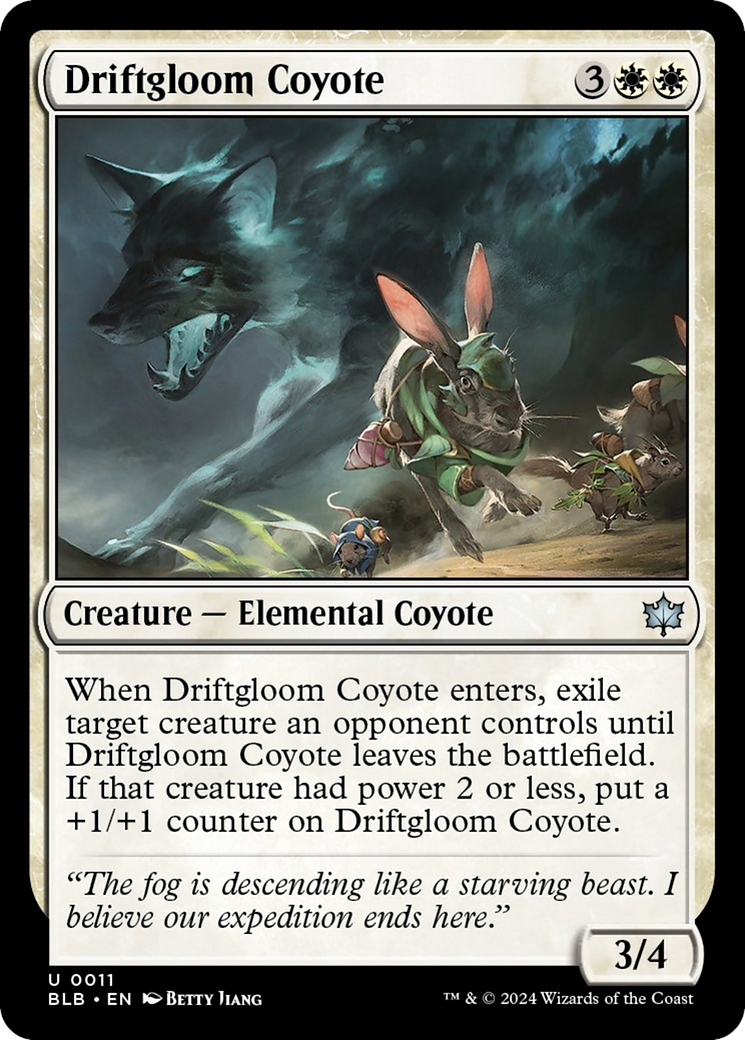 Driftgloom Coyote [Bloomburrow] | Clutch Gaming
