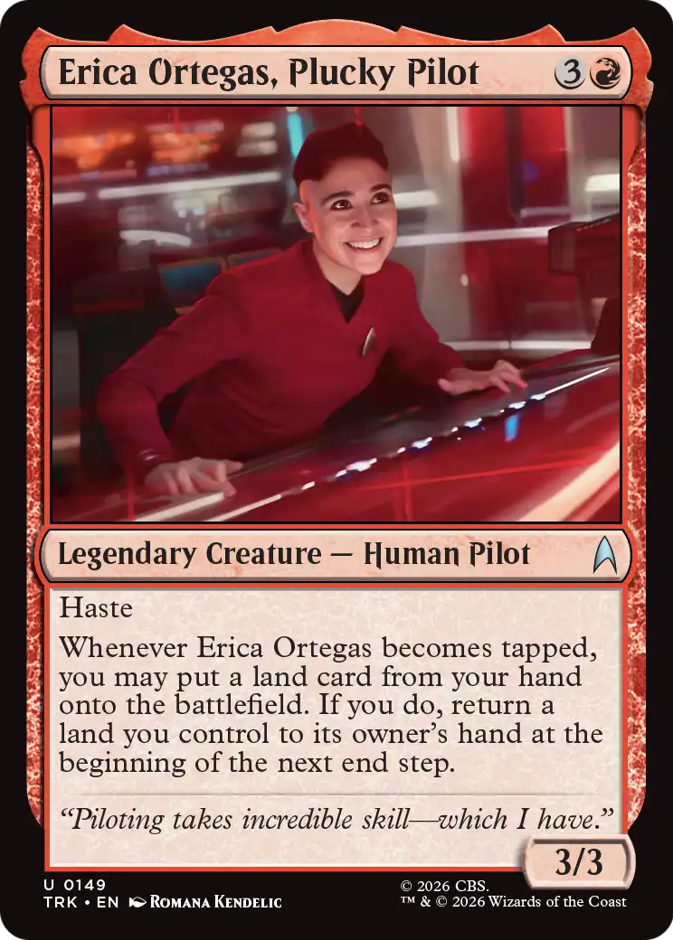 Erica Ortegas, Plucky Pilot [Star Trek] | Clutch Gaming