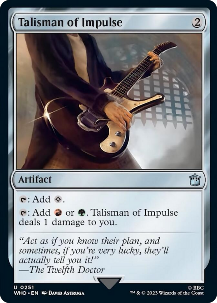 Talisman of Impulse [Doctor Who] | Clutch Gaming