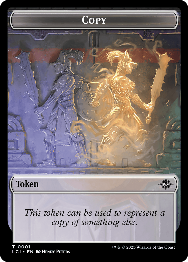 Copy // Skeleton Pirate Double-Sided Token [The Lost Caverns of Ixalan Commander Tokens] | Clutch Gaming