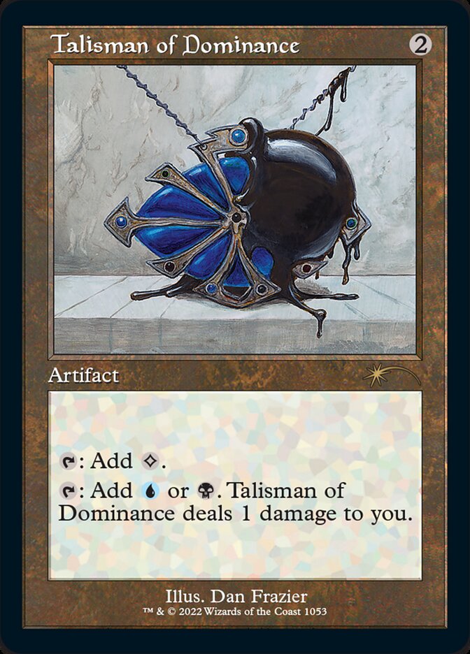 Talisman of Dominance (Foil Etched) [Secret Lair Drop Series] | Clutch Gaming