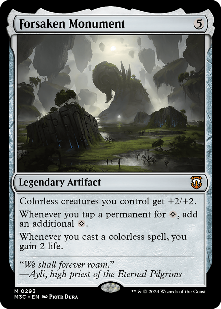 Forsaken Monument (Ripple Foil) [Modern Horizons 3 Commander] | Clutch Gaming