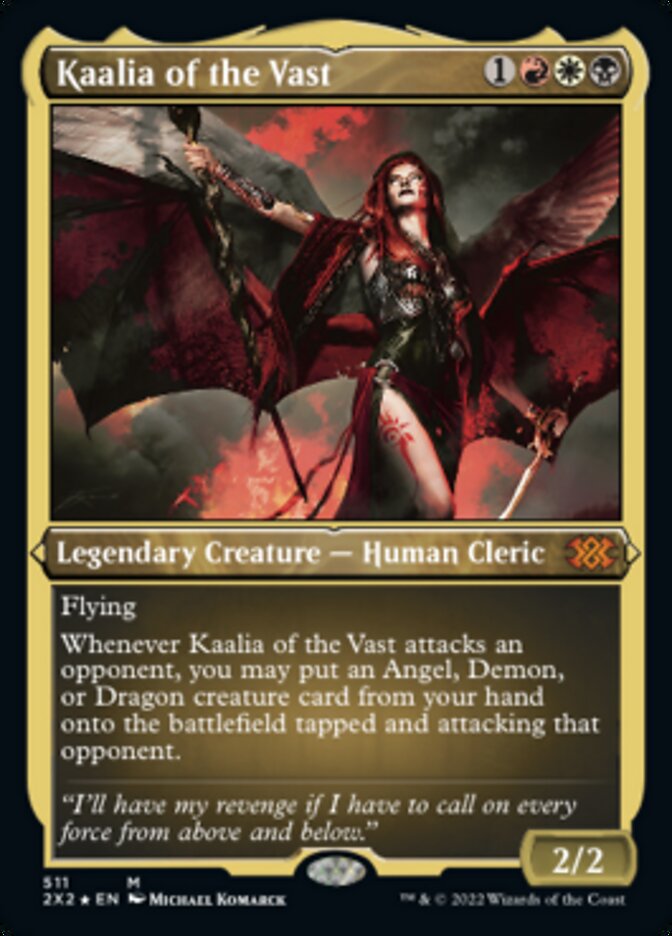 Kaalia of the Vast (Foil Etched) [Double Masters 2022] | Clutch Gaming