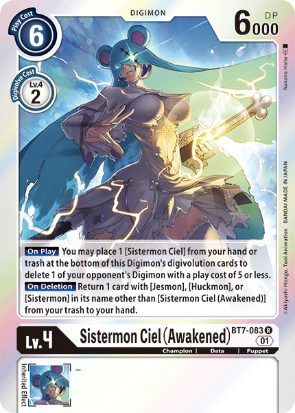 Sistermon Ciel (Awakened) [BT7-083] [Next Adventure] | Clutch Gaming