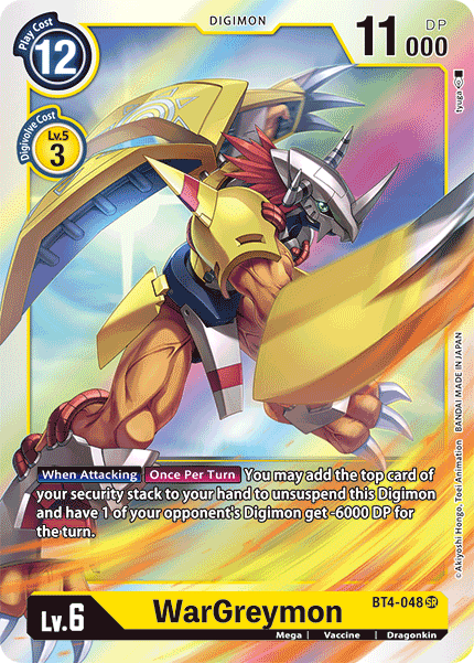 WarGreymon [BT4-048] [Great Legend] | Clutch Gaming