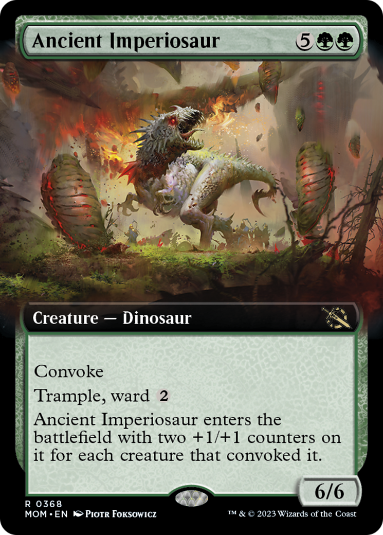 Ancient Imperiosaur (Extended Art) [March of the Machine] | Clutch Gaming