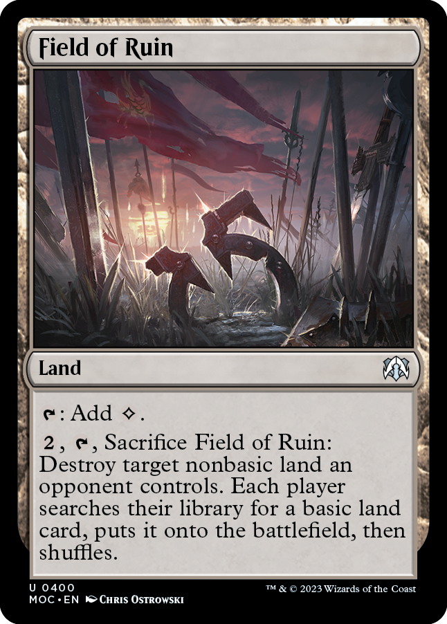 Field of Ruin [March of the Machine Commander] | Clutch Gaming