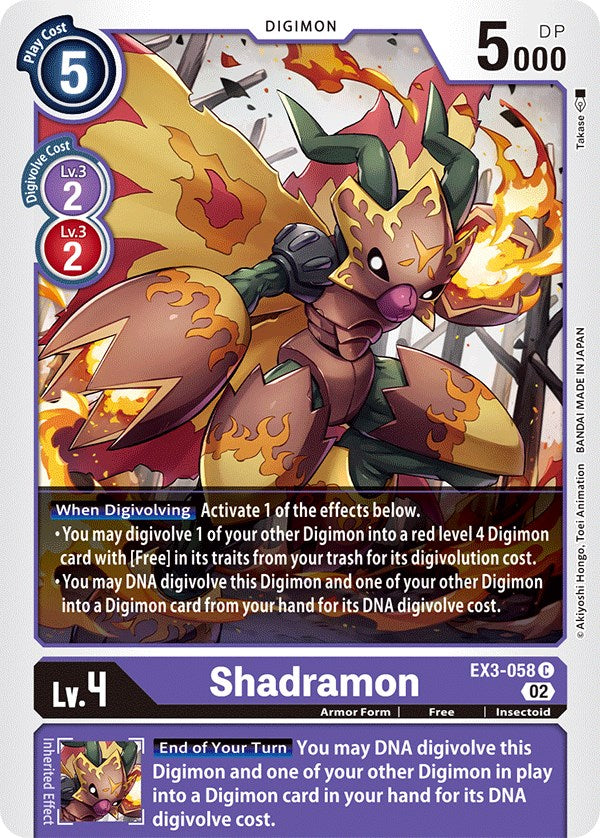 Shadramon [EX3-058] [Draconic Roar] | Clutch Gaming