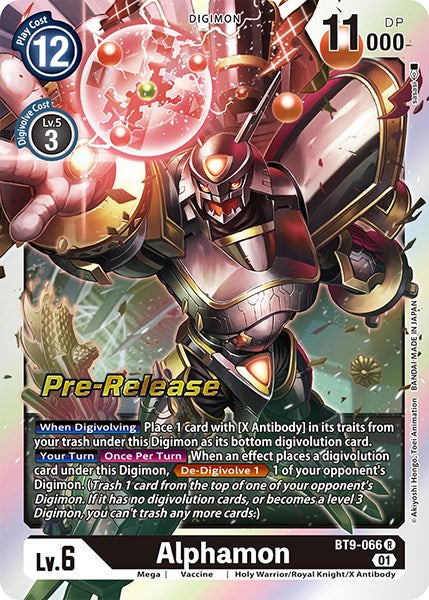 Alphamon [BT9-066] [X Record Pre-Release Promos] | Clutch Gaming