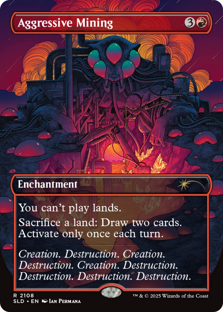 Aggressive Mining (Galaxy Foil) [Secret Lair Drop Series] | Clutch Gaming