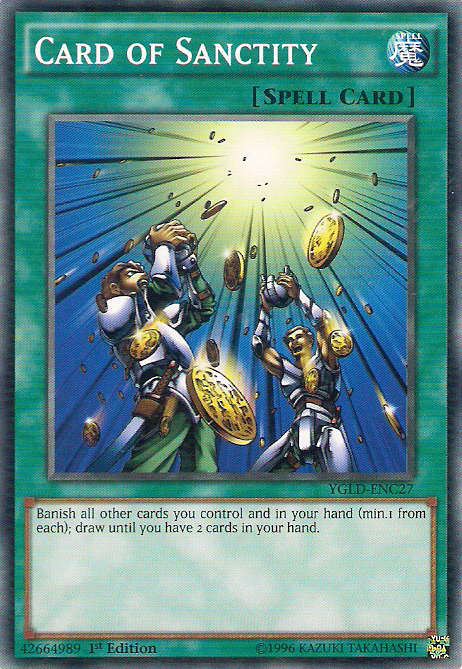 Card of Sanctity [YGLD-ENC27] Common | Clutch Gaming