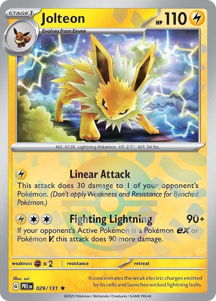 Jolteon (029/131) (Poke Ball Pattern) [Scarlet & Violet: Prismatic Evolutions] | Clutch Gaming