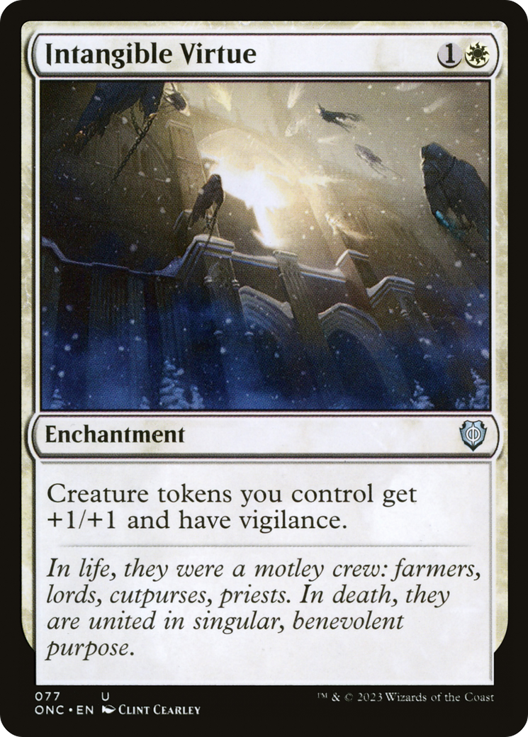 Intangible Virtue [Phyrexia: All Will Be One Commander] | Clutch Gaming