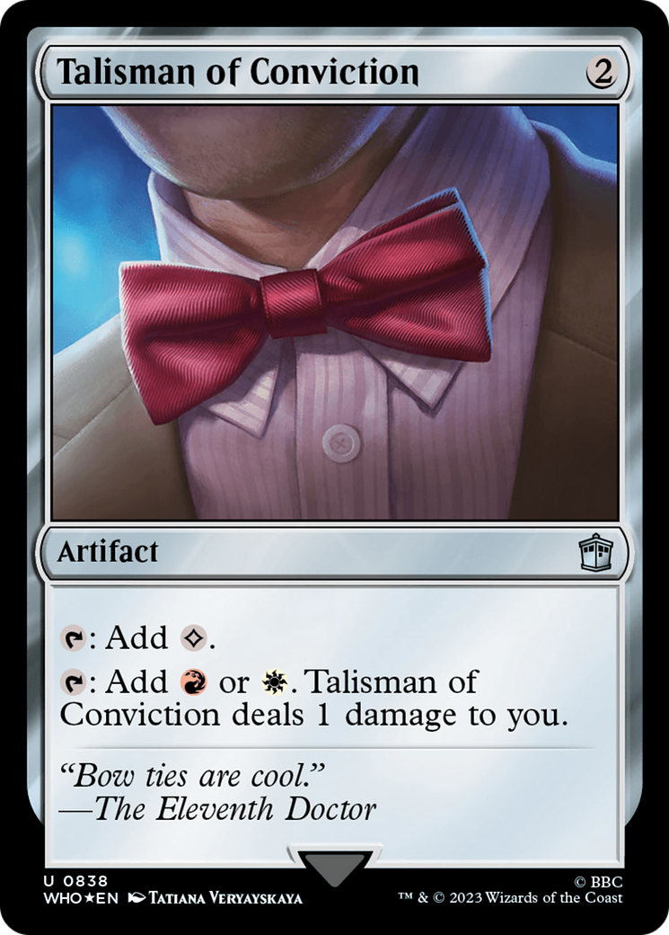 Talisman of Conviction (Surge Foil) [Doctor Who] | Clutch Gaming