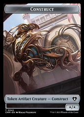 Elemental (0026) // Construct (0042) Double-Sided Token [Commander Masters Tokens] | Clutch Gaming