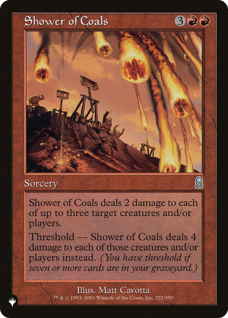 Shower of Coals [The List Reprints] | Clutch Gaming