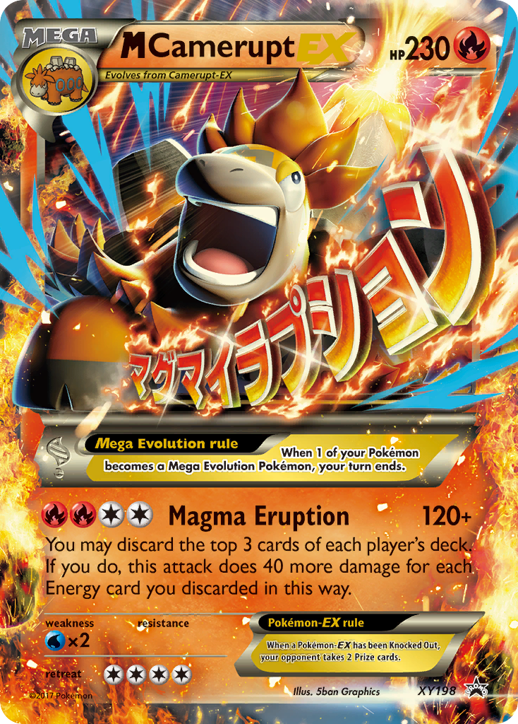 M Camerupt EX (XY198) [XY: Black Star Promos] | Clutch Gaming