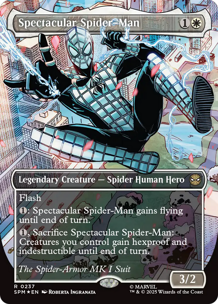 Spectacular Spider-Man (0237) (Borderless) (Textured Foil) [Marvel's Spider-Man] | Clutch Gaming