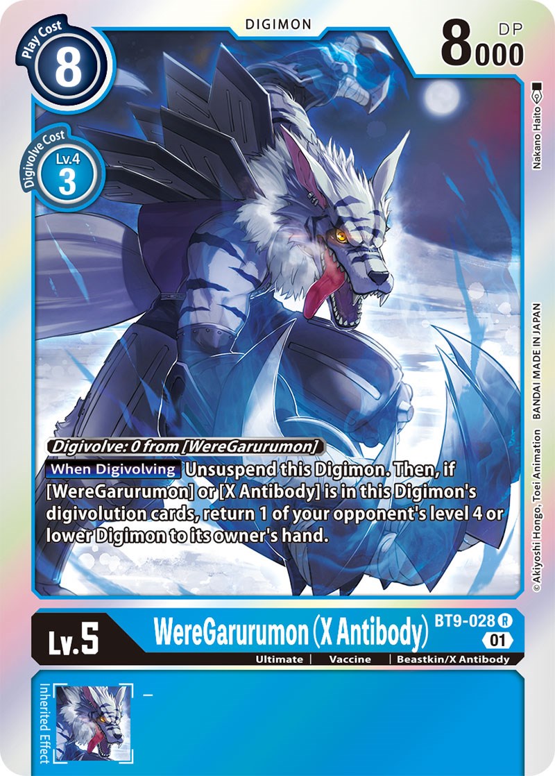 WereGarurumon (X Antibody) [BT9-028] [X Record] | Clutch Gaming