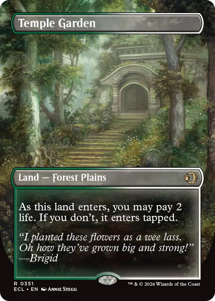 Temple Garden (Borderless) [Lorwyn Eclipsed] | Clutch Gaming