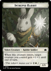 Wall // Intrepid Rabbit Double-Sided Token [Bloomburrow Tokens] | Clutch Gaming