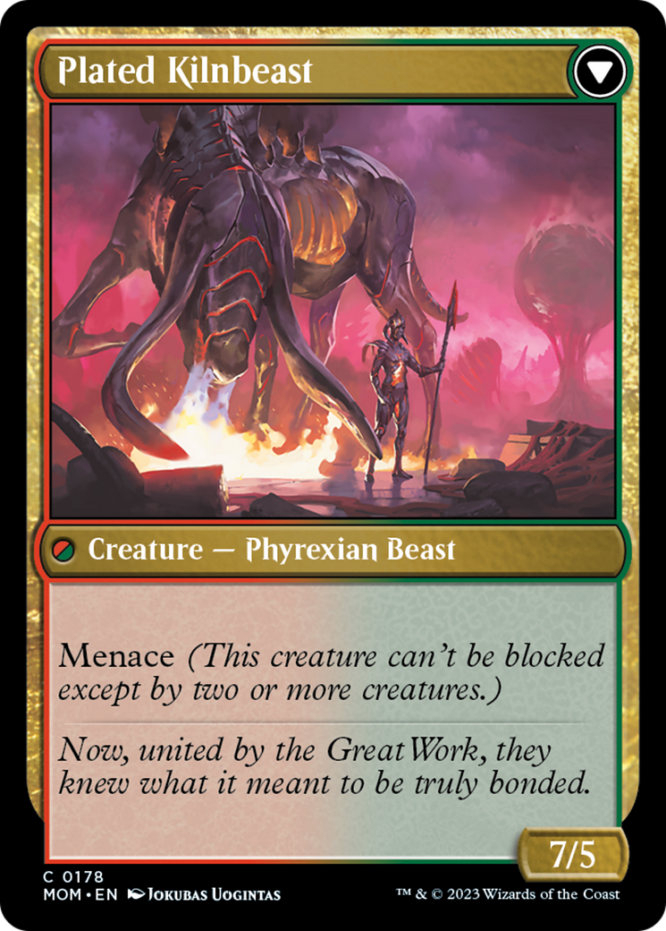 Bonded Herdbeast // Plated Kilnbeast [March of the Machine] | Clutch Gaming